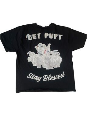 EHP Labs x Ghostbusters Stay Puft Tee Black Graphic T-Shirt Casual Streetwear